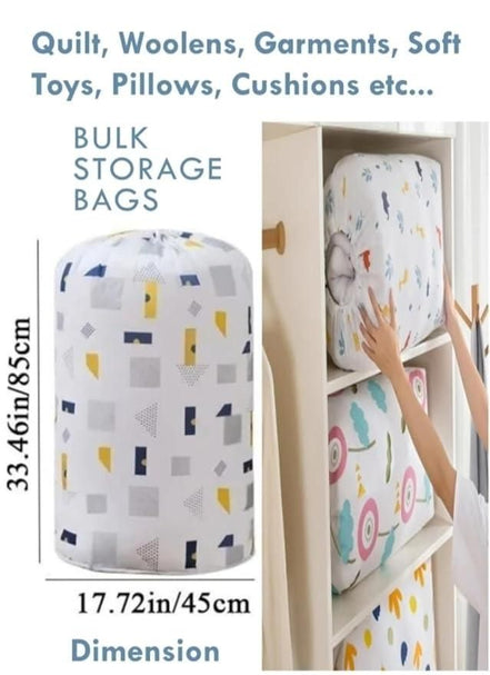 👜 Round Quilt Storage Bag