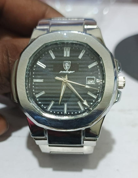 ⌚ Luxury Stainless Steel Watch