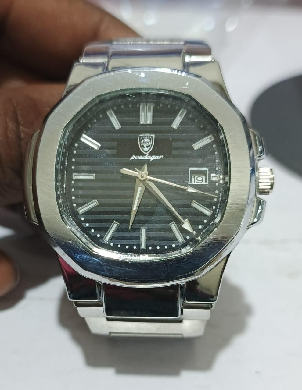 ⌚ Luxury Stainless Steel Watch